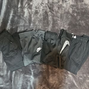 Nike Kids Charcoal and Black Joggers